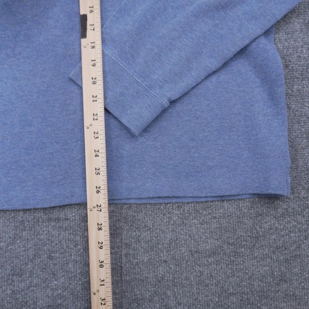 Polo Ralph Lauren Quarter-Zip Pullover Mens XXL Blue Heathered Knit Logo 1212